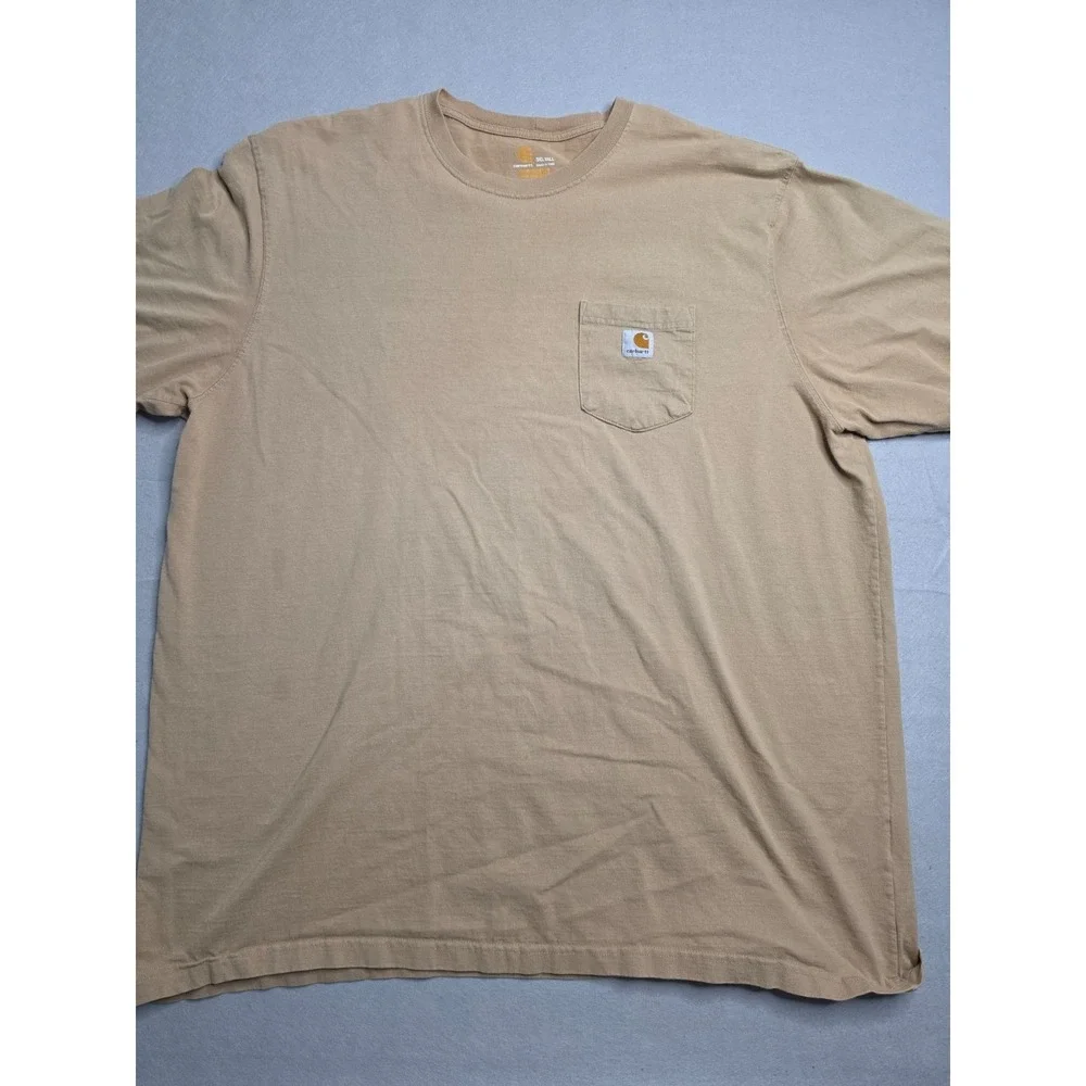 Carhartt Pocket T-Shirt Men's 3XLT Multicolor Original Fit Short Sleeve Lot of 4 - Picture 7 of 10